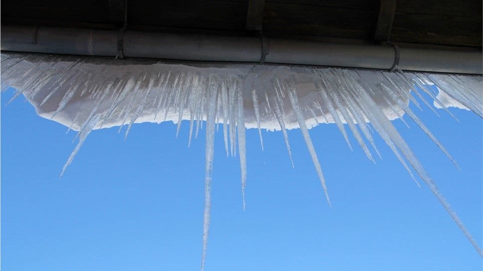 Icicles on Roof